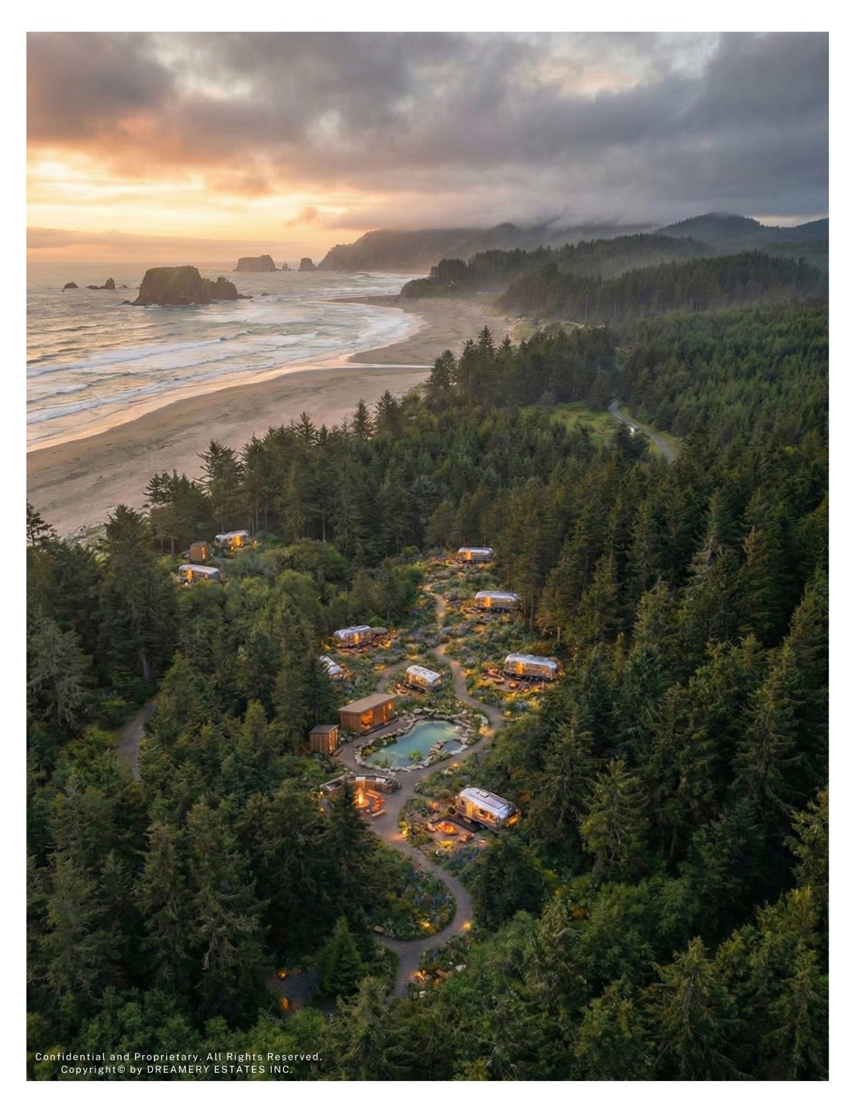 Van Isle Dreamery Estates concept render