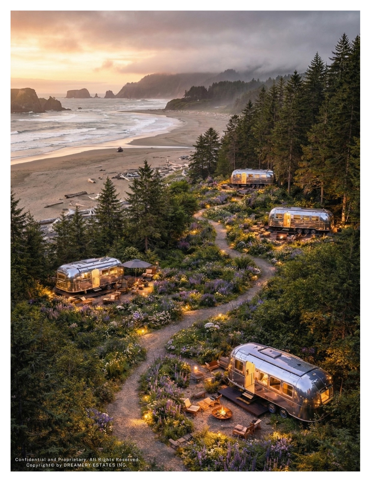 Van Isle Dreamery Estates concept render